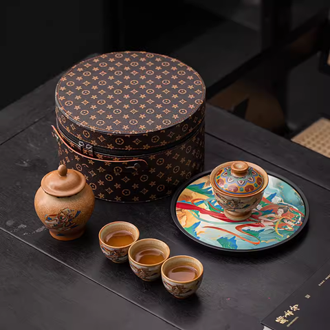 Dunhuang Flying Journey Kung Fu Tea Set