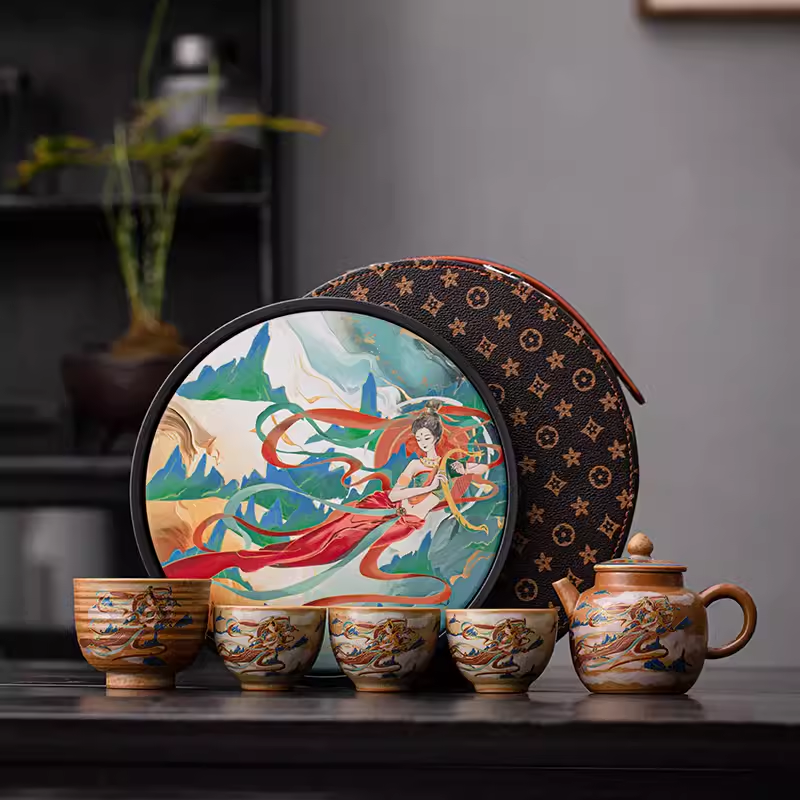 Dunhuang Flying Journey Kung Fu Tea Set