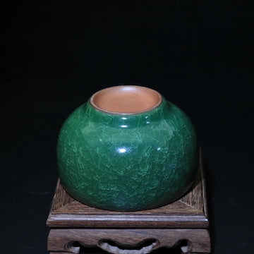 Green Ice-Crackled Cup (Standard)