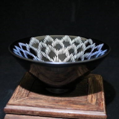 Silver Flower Ink Shadow Cup